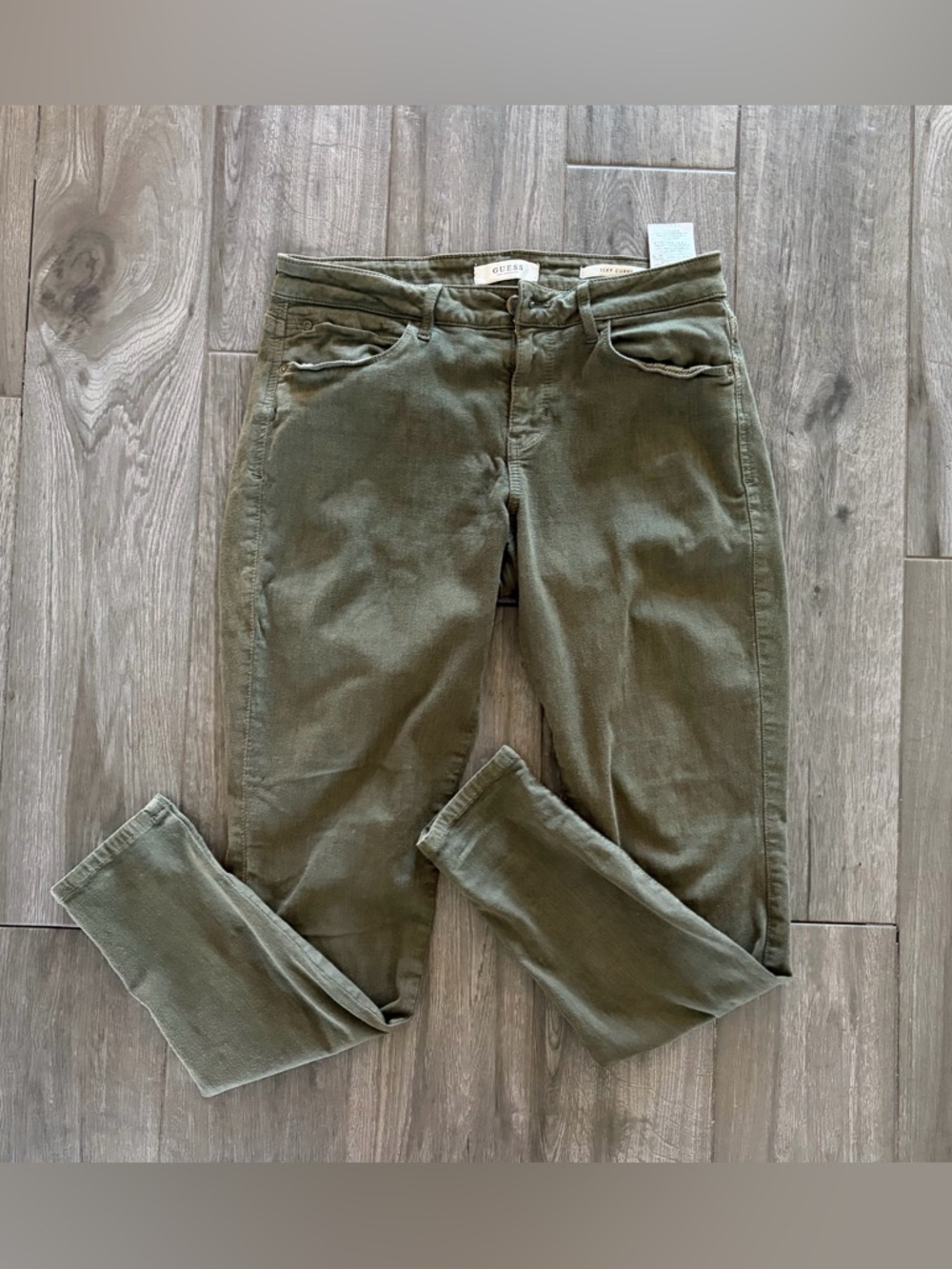 GUESS Sexy Curve Mid Rise Skinny Stretch Denim Jeans